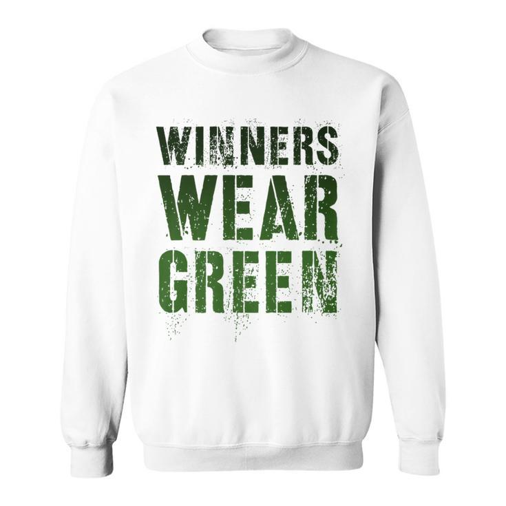 Vintage Winners Wear Green Summer Camp Boss War Game Sweatshirt