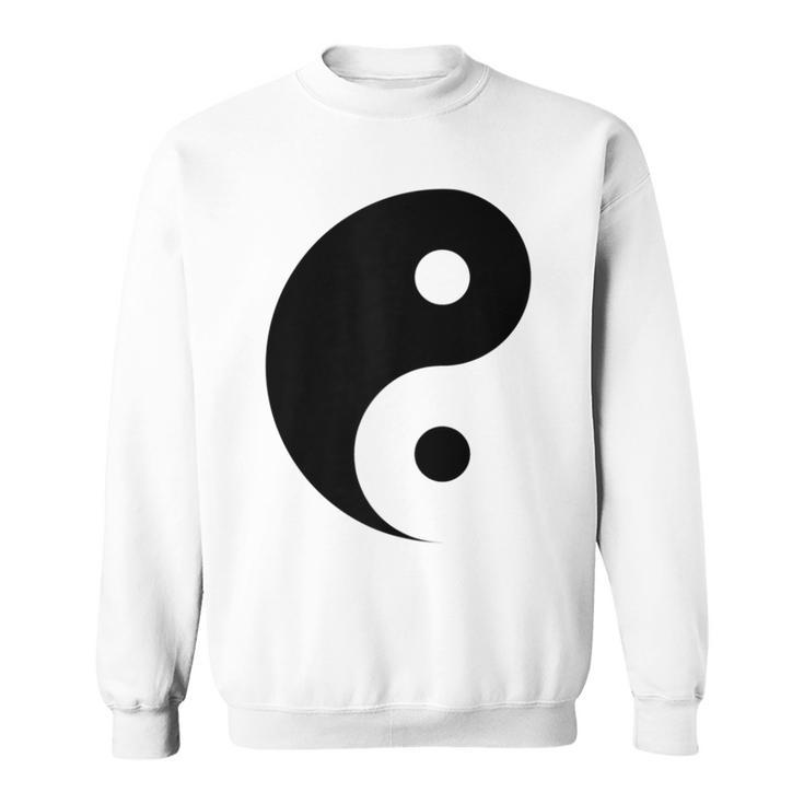 Symbole Du Yin Yang. Signe Noir Et Blanc. Illustration de Vecteur