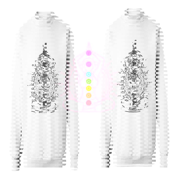 Zen Yoga Meditación Siete Chakras Salud Camisa de entrenamiento