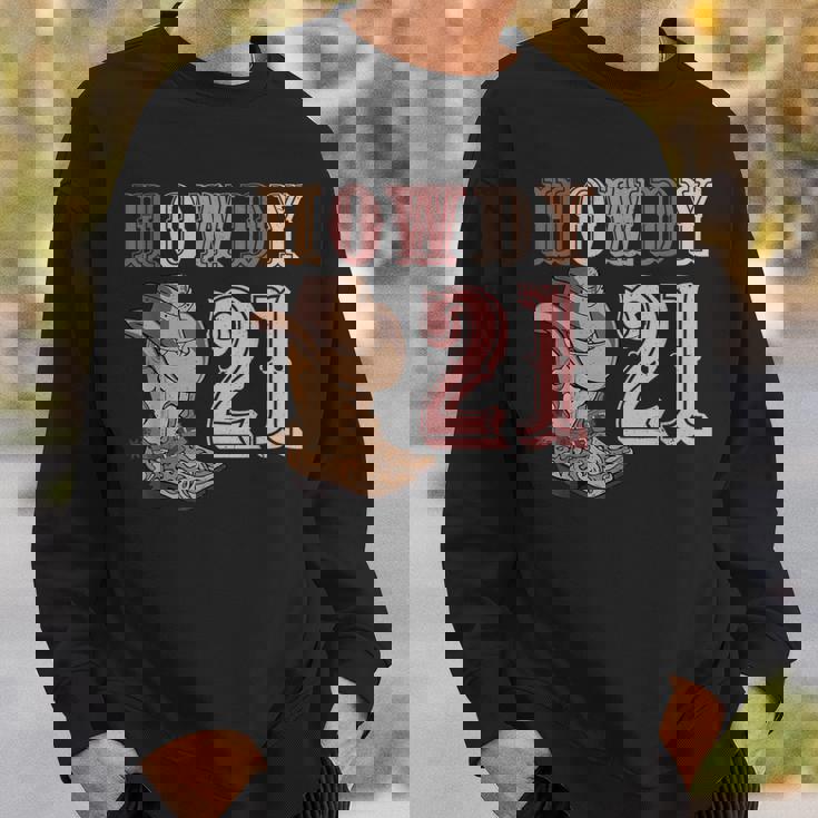 21St Birthday Howdy Birthday 2024 Western 21St Birthday Sweatshirt Gifts for Him