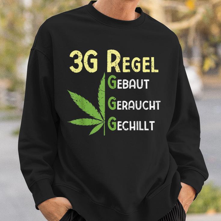 3G Regel Cannabis Marijuana Sweatshirt Geschenke für Ihn