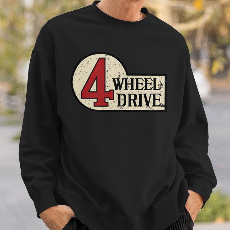 4-Wheel Driveintage 4X4 Overland Emblem 4Wd Sweatshirt Geschenke für Ihn