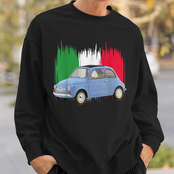 500Intage Car Flag Of Italy Dad Engines Sweatshirt Geschenke für Ihn