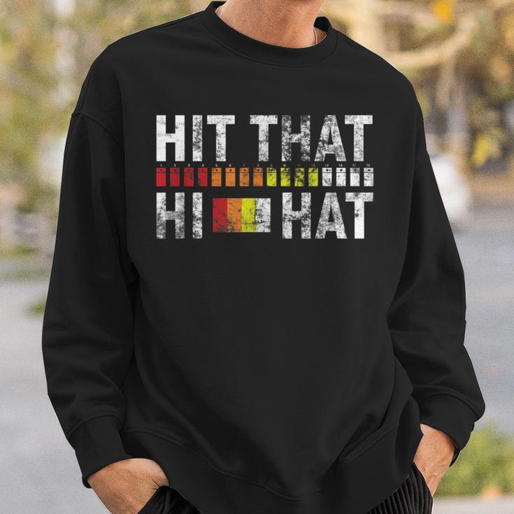 808 Hit That Hi Hat Roland 808 Drum Machine Sweatshirt Geschenke für Ihn