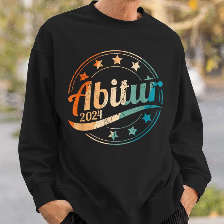 Abitur 2024 Retrointage Prüfung Bestanden Abi 2024 Sweatshirt Geschenke für Ihn