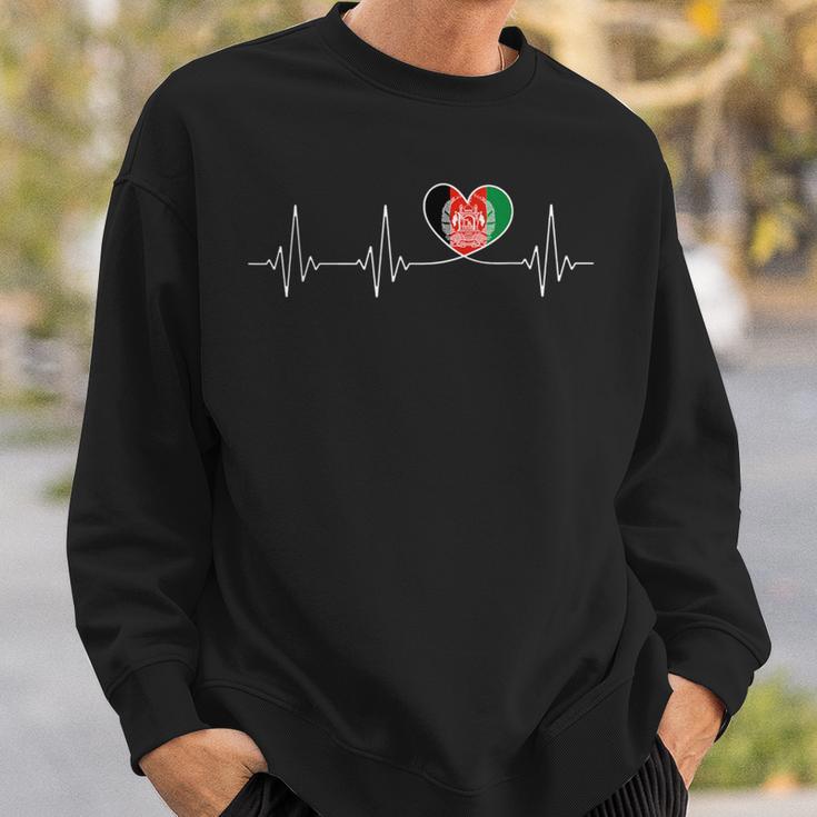 Afghanistan Love And Afghan Flag For Afghanistan Sweatshirt Geschenke für Ihn