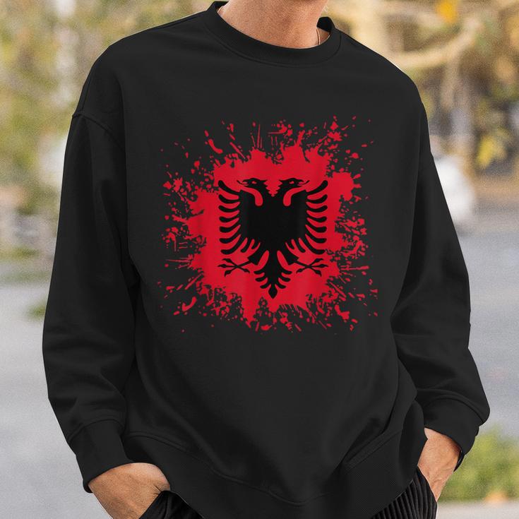 Albania Flag Shqiperi Albanian Flag Shqiperia Sweatshirt Geschenke für Ihn