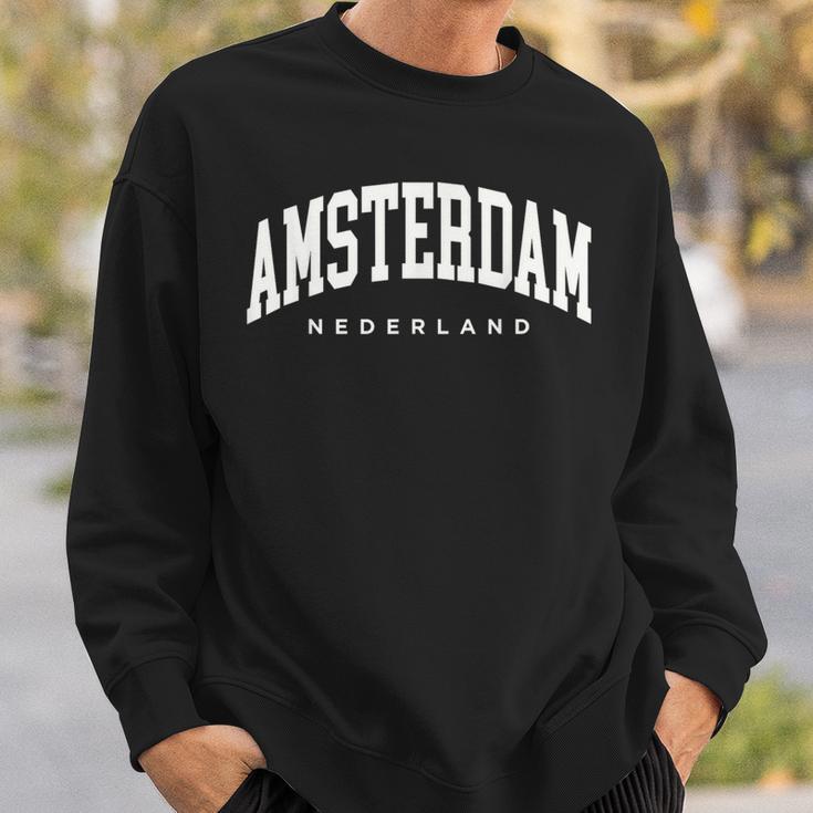 Amsterdam Netherlands Europearsity Style Travel Trip Group Sweatshirt Geschenke für Ihn