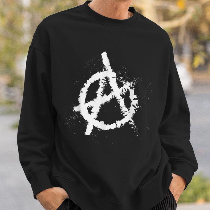 Anarchy Symbol Anarchy Punk Graffiti Punk Rock Sweatshirt Geschenke für Ihn