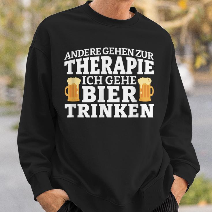 Andere Gehen Zur Therapie Ich Gehe Bier Trinken Sweatshirt Geschenke für Ihn