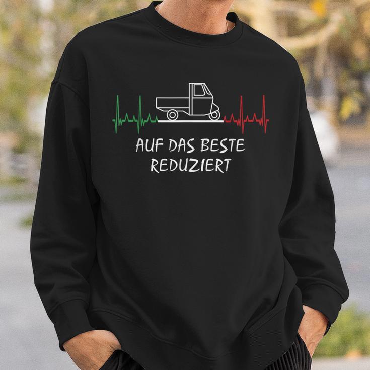 Ape 50 Auf Das Beste Reduced I Tricycle Ape 50 Heartbeat Sweatshirt Geschenke für Ihn