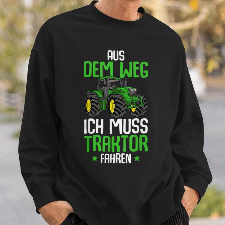 Aus Dem Weg Ich Muss Traktor Fahren Trecker Boys' S Sweatshirt Geschenke für Ihn