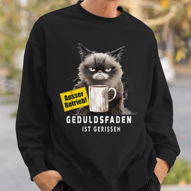 Ausser Betrieb Geduldsfaden Gerissen Arbeit Humor Office Sweatshirt Geschenke für Ihn