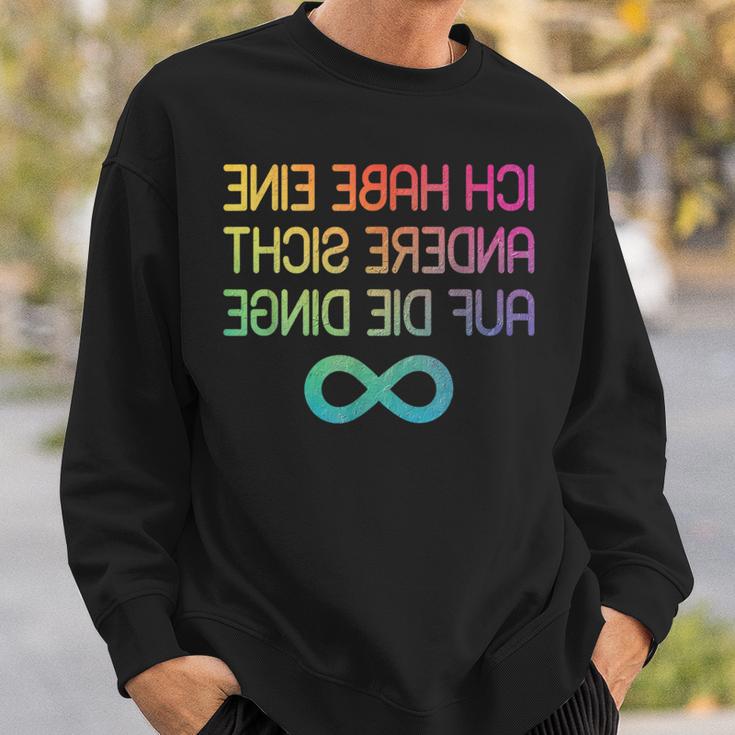 Autism With Autisten Ich Habe Eine Andere Sicht Auf Die Dinge Sweatshirt Geschenke für Ihn