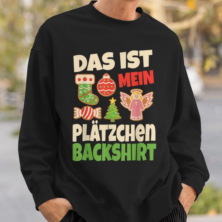 Backen Christmas Das Ist Mein Plätzchen Baking Christmas That Sweatshirt Geschenke für Ihn