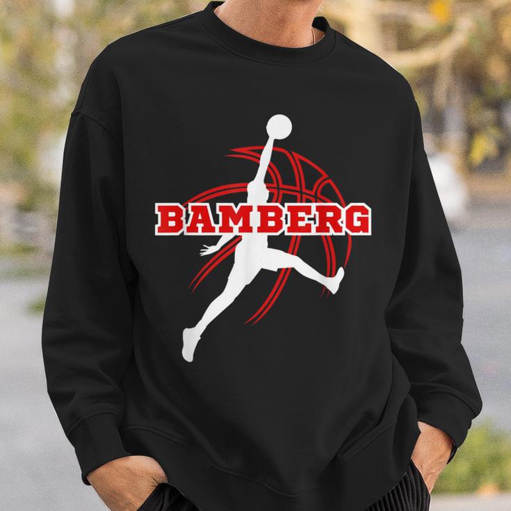 Bamberg Basketball Fan Support Franken Stadium Red Sweatshirt Geschenke für Ihn