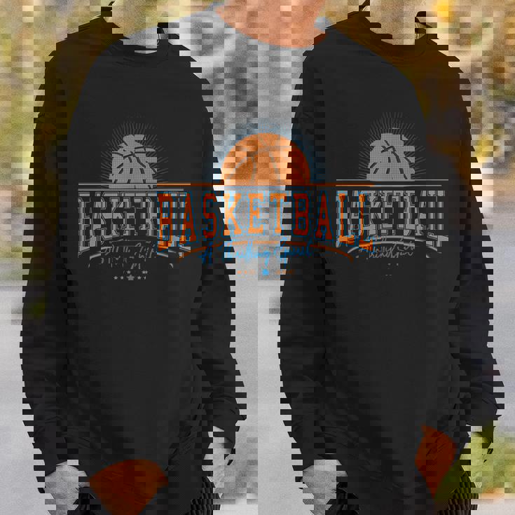 Basketball A Thrilling Spirit Great Sports Moments Sweatshirt Gifts for Him