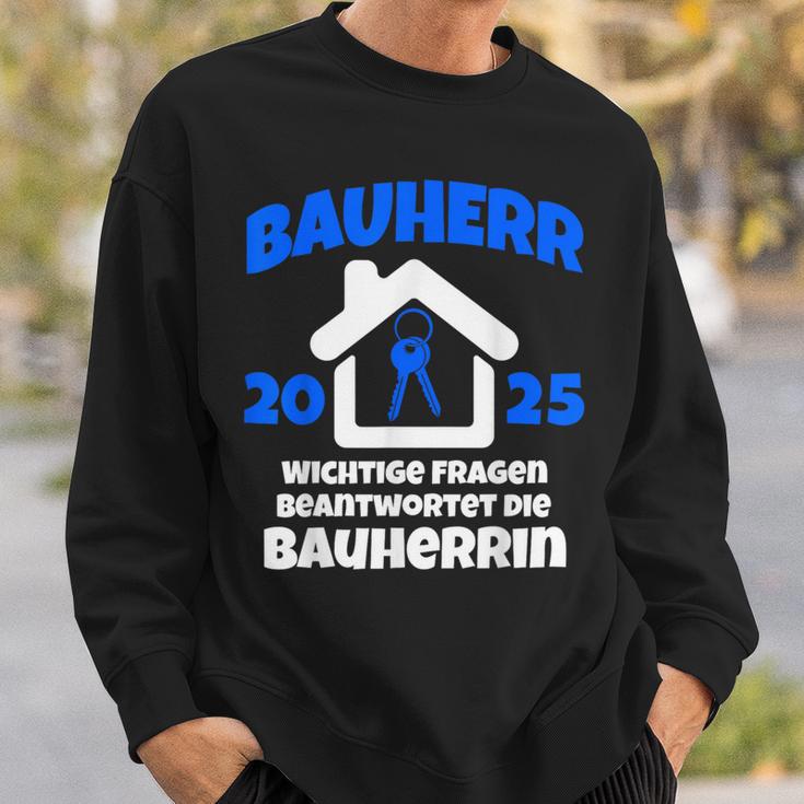 Bauherr Geschenk 2025 I Builder Construction Site Sweatshirt Geschenke für Ihn