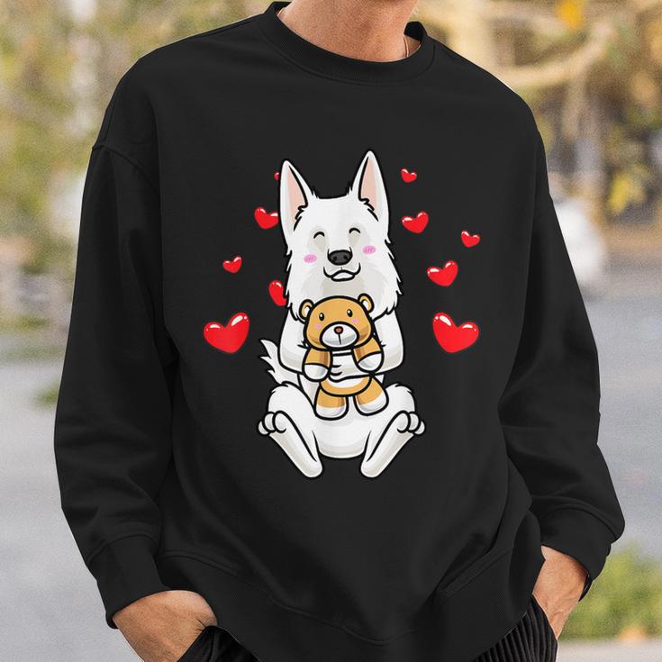 Berger Blanc Suisse Dog Swiss Shepherd Dog Sweatshirt Geschenke für Ihn