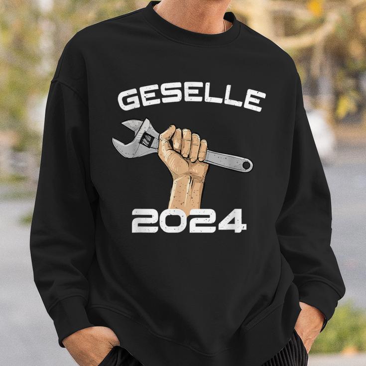 Bestandene Gesellenprüfung Gesellenbrief Azubi Geselle 2024 Sweatshirt Geschenke für Ihn