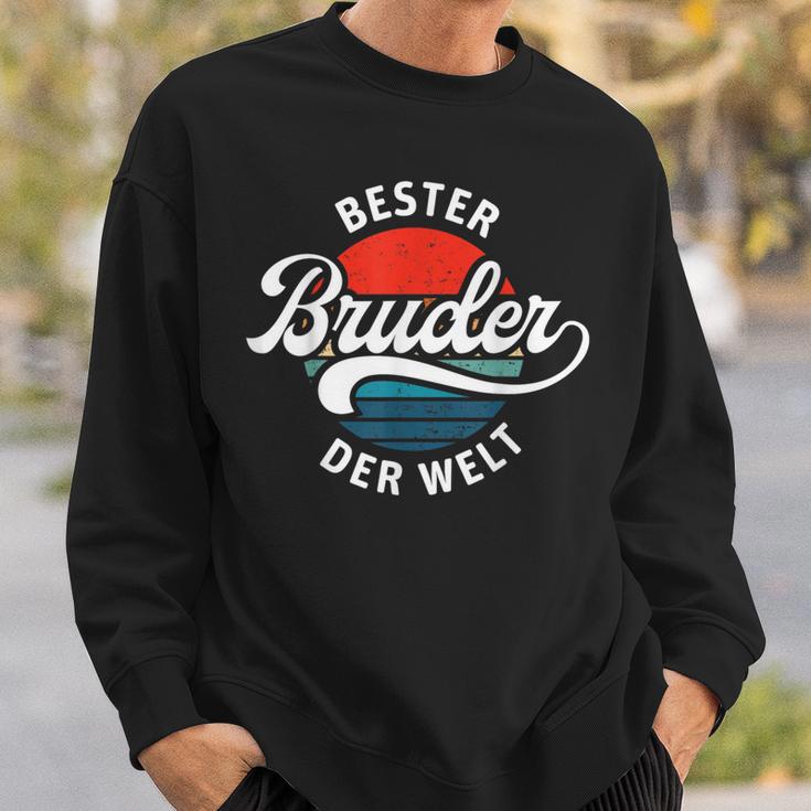 Bester Bruder Der Welt Retrointage Saying Brudi Sweatshirt Geschenke für Ihn