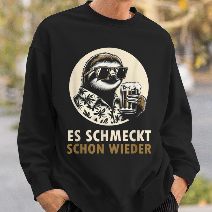 Bier Schmeckt Schon Wieder German Sweatshirt Geschenke für Ihn