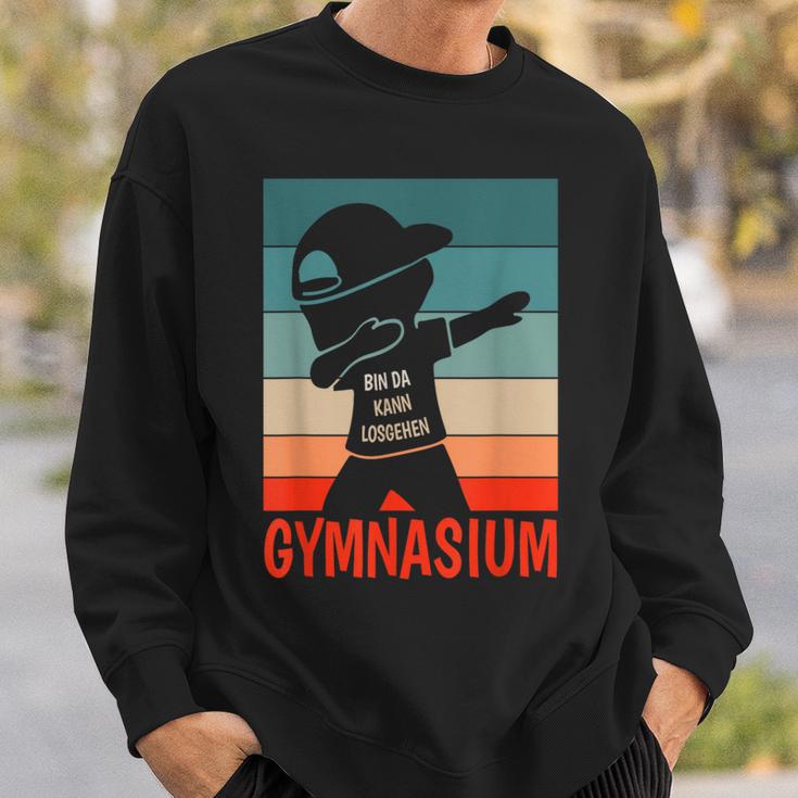 Bin Da Kann Losgehen Gymnasium Beginn Gymnasium 5 Class S Sweatshirt Geschenke für Ihn