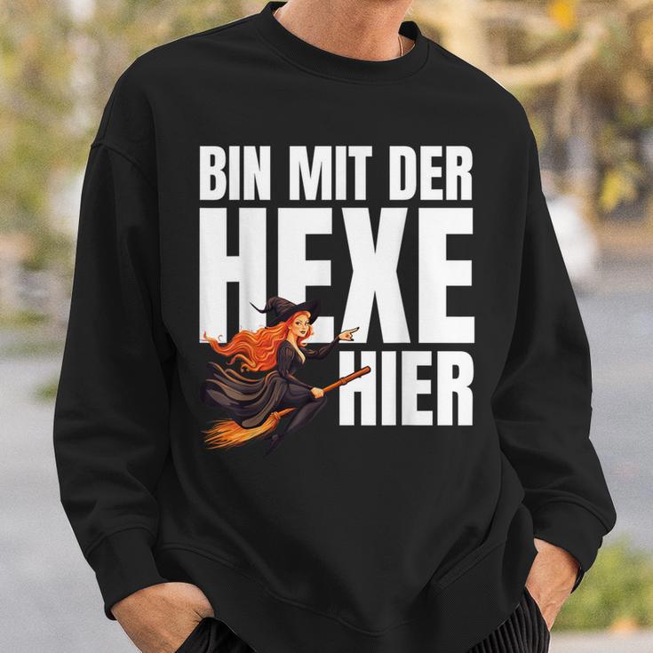 Bin Mit Der Hexe Hier Sweatshirt Geschenke für Ihn