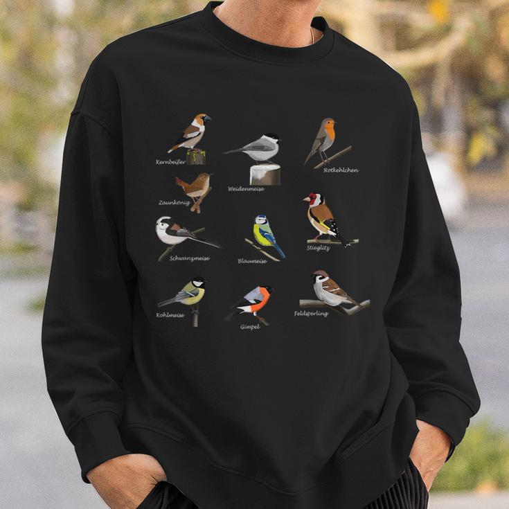 Bird Motif Garden Birds Songbirds Birds Tits Bunnels Sparrow Sweatshirt Geschenke für Ihn