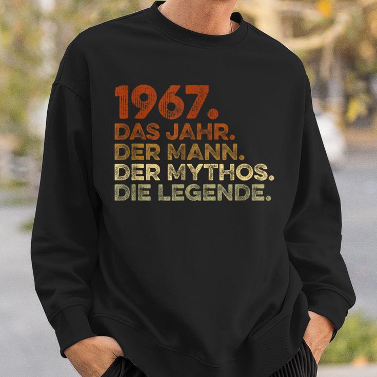 Birthday intage 1967 Man Myth Legend Sweatshirt Geschenke für Ihn