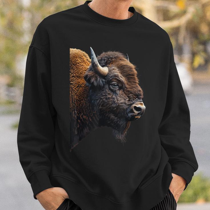 Bison Sweatshirt Geschenke für Ihn