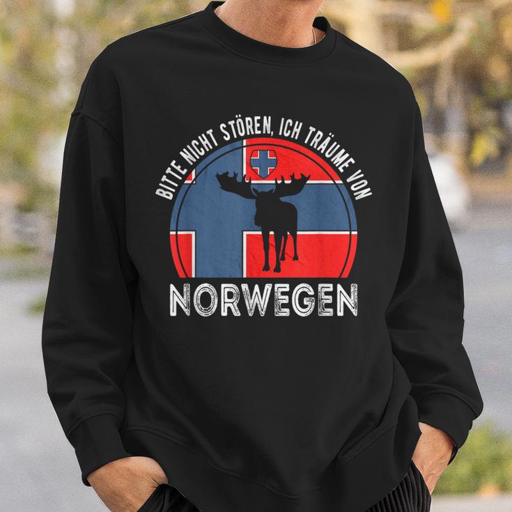 Bitte Nicht Stören Ich Träumeon Norwegian Sweatshirt Geschenke für Ihn