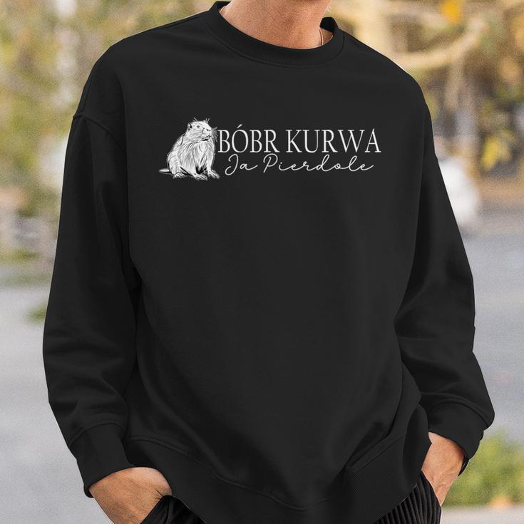 Bobr Kurwa Simpel Kurwa Biber Bober Bobr Ja Pierdole Sweatshirt Geschenke für Ihn