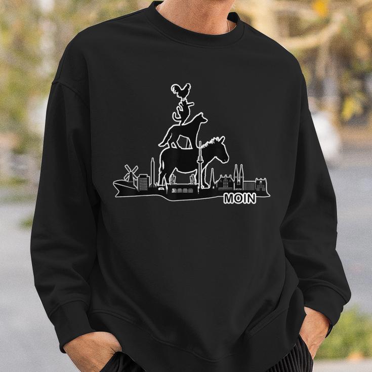 Bremer Stadtmusikanten Fan Moin Hb Bremen Animals Bremerhaven Sweatshirt Geschenke für Ihn