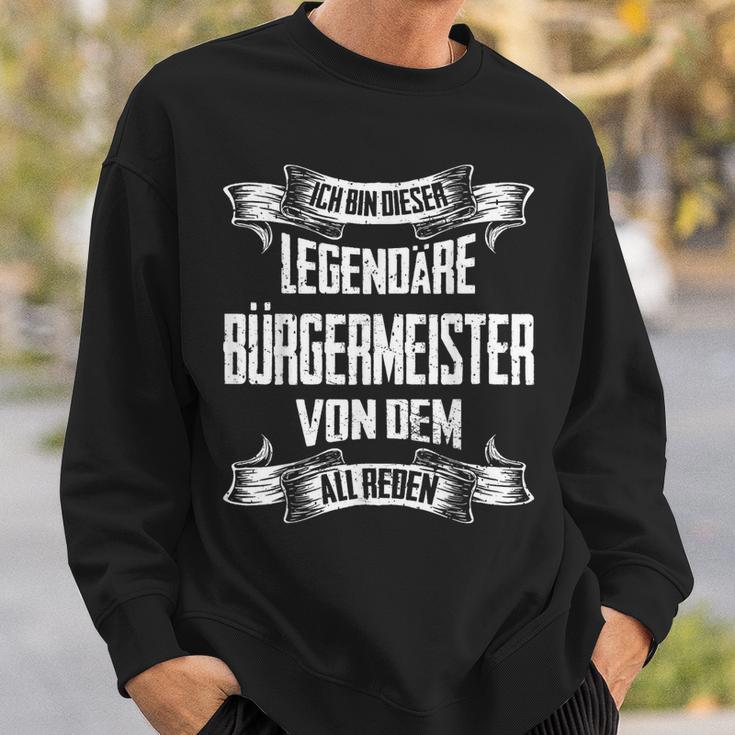 Bürgermeister Legend intage Slogan S Sweatshirt Geschenke für Ihn