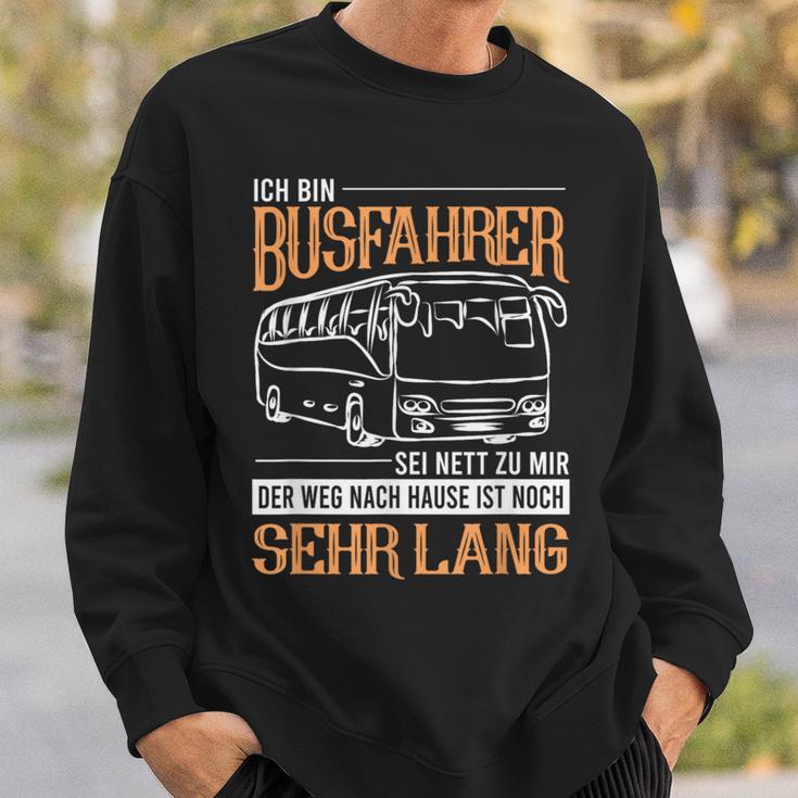 Busfahrer Weg Noch Lang Bus School Bus Line Bus Driver Sweatshirt Geschenke für Ihn