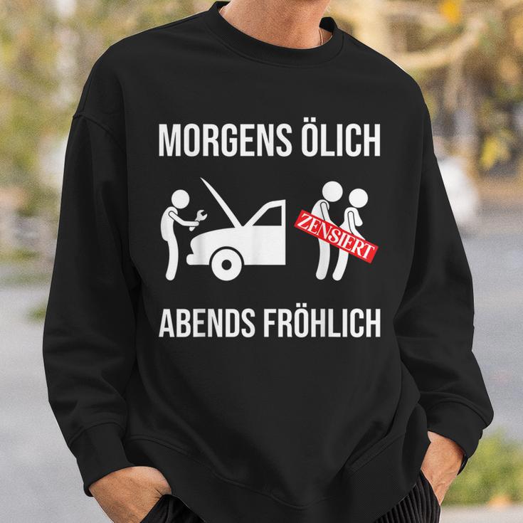 Car Mechanic Mechatronics Ölich Abends Happy Sweatshirt Geschenke für Ihn