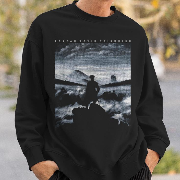 Caspar David Friedrich Wanderer Over The Nebelmeer Sweatshirt Geschenke für Ihn