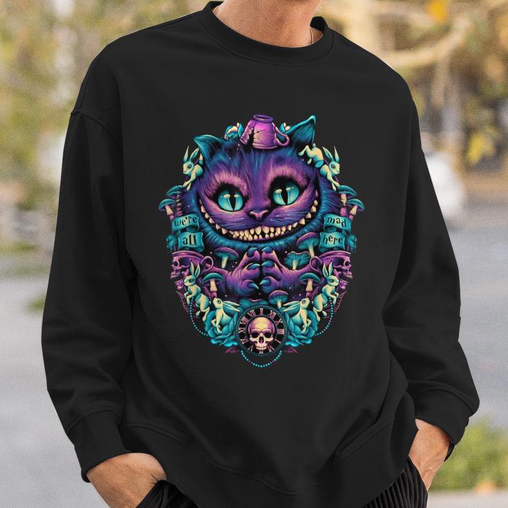 Cheshire Cat Alice In Wonderland Graphic Sweatshirt Geschenke für Ihn