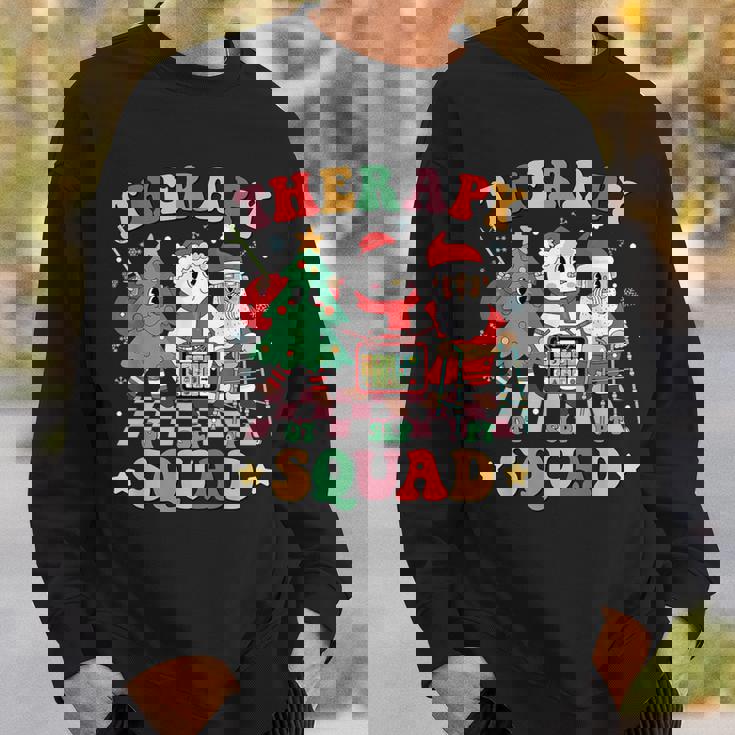 Christmas Therapy Squad Slp Ot Pt Occupational Therapy Team Sweatshirt Gifts for Him