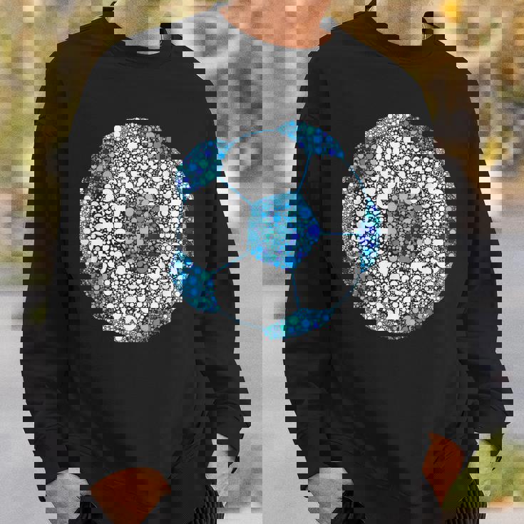Colorful Polka Dot Soccer Lover International Dot Day Sweatshirt Gifts for Him