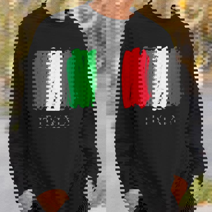 Con Scritta I Love Italy Con Bandiera Dell'italia Felpa Regalos para él