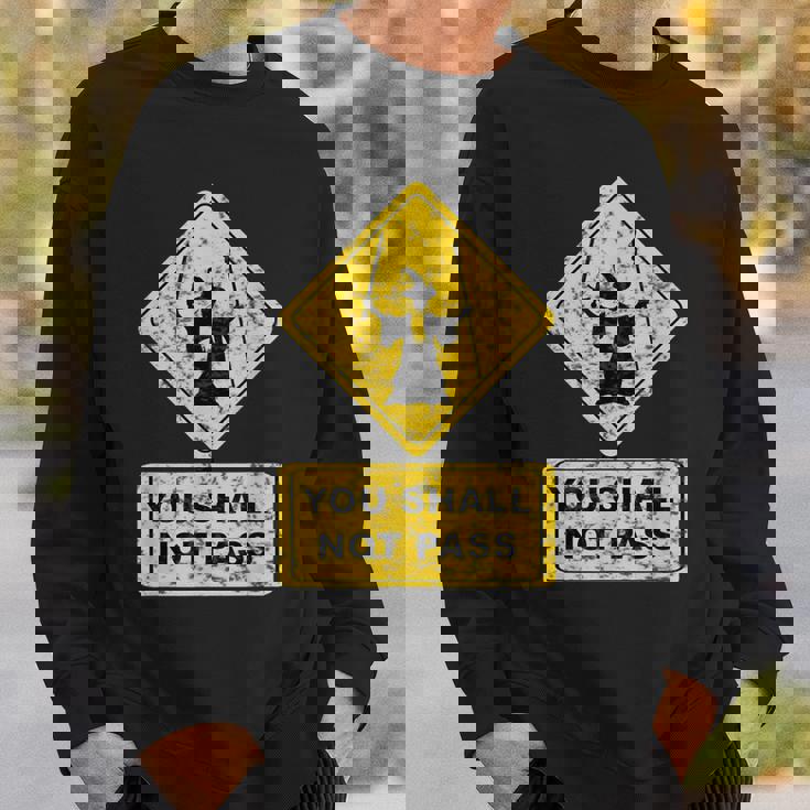 Con Scritta You Shall Not Pass Wizard Felpa Regalos para él