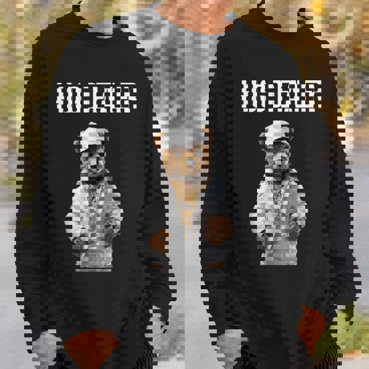 Cool Gangster Teddy Bear As Hug Dealer For Smile & Fun Sweatshirt Gifts for Him