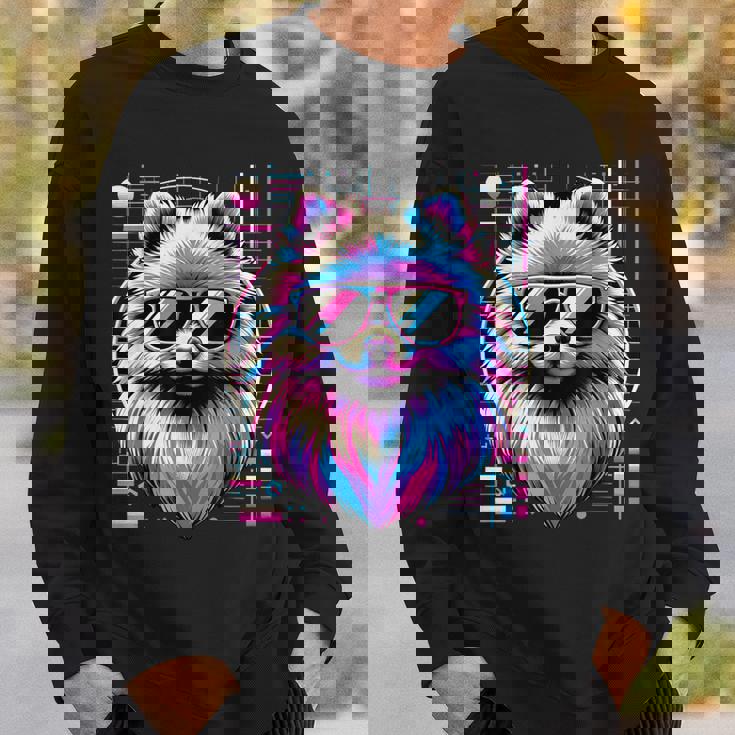 Cool Pom 80S Retrowave 90Saporwave Pomerania Felpa Regalos para él