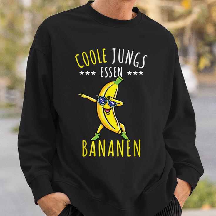 Coole Jungs Essen Bananen Sweatshirt Geschenke für Ihn