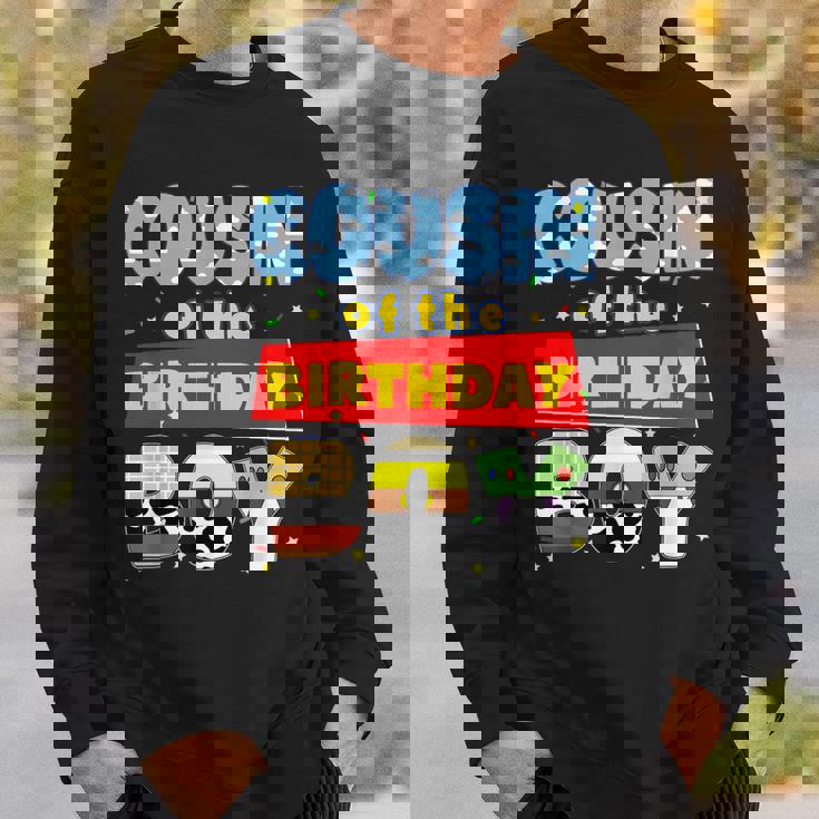 Cousin Of The Birthday Boy Cowboy Family Party Decorations Sweatshirt Gifts for Him