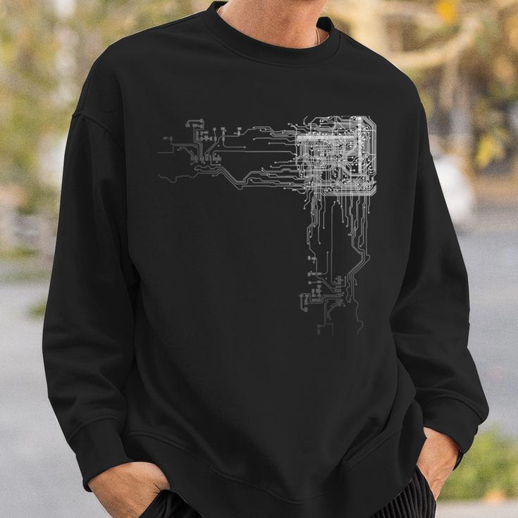 Cpu Technology Nerd Computer Chip Computer Scientist Programmer Sweatshirt Geschenke für Ihn