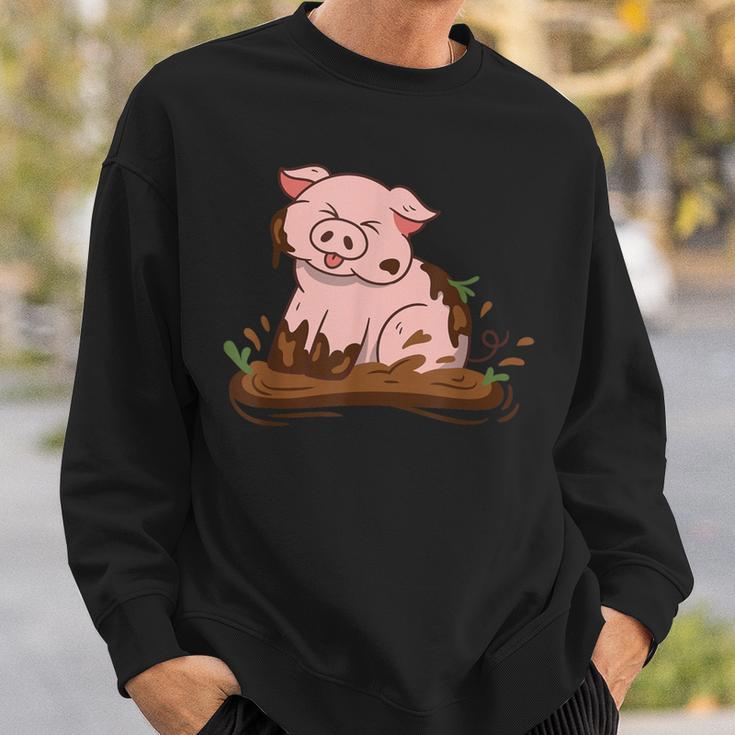 Cute Pig Farm Farming Pig Sweatshirt Geschenke für Ihn