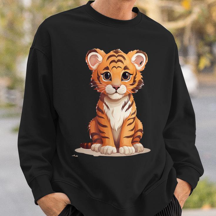 Cute Tiger Baby Animal Sweatshirt Geschenke für Ihn